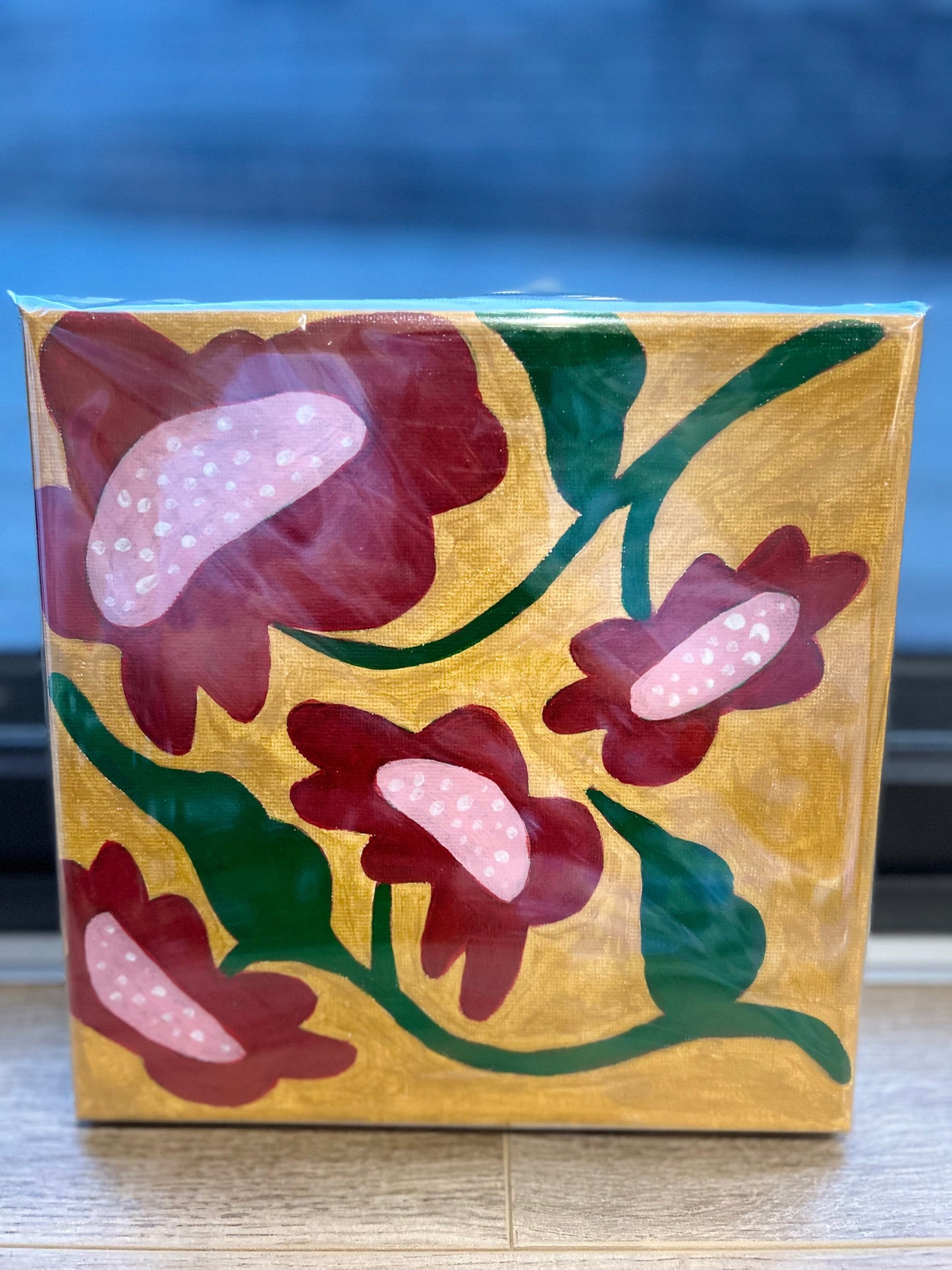 Enchanted Blossoms Art - Hand-Painted Floral Wall Art