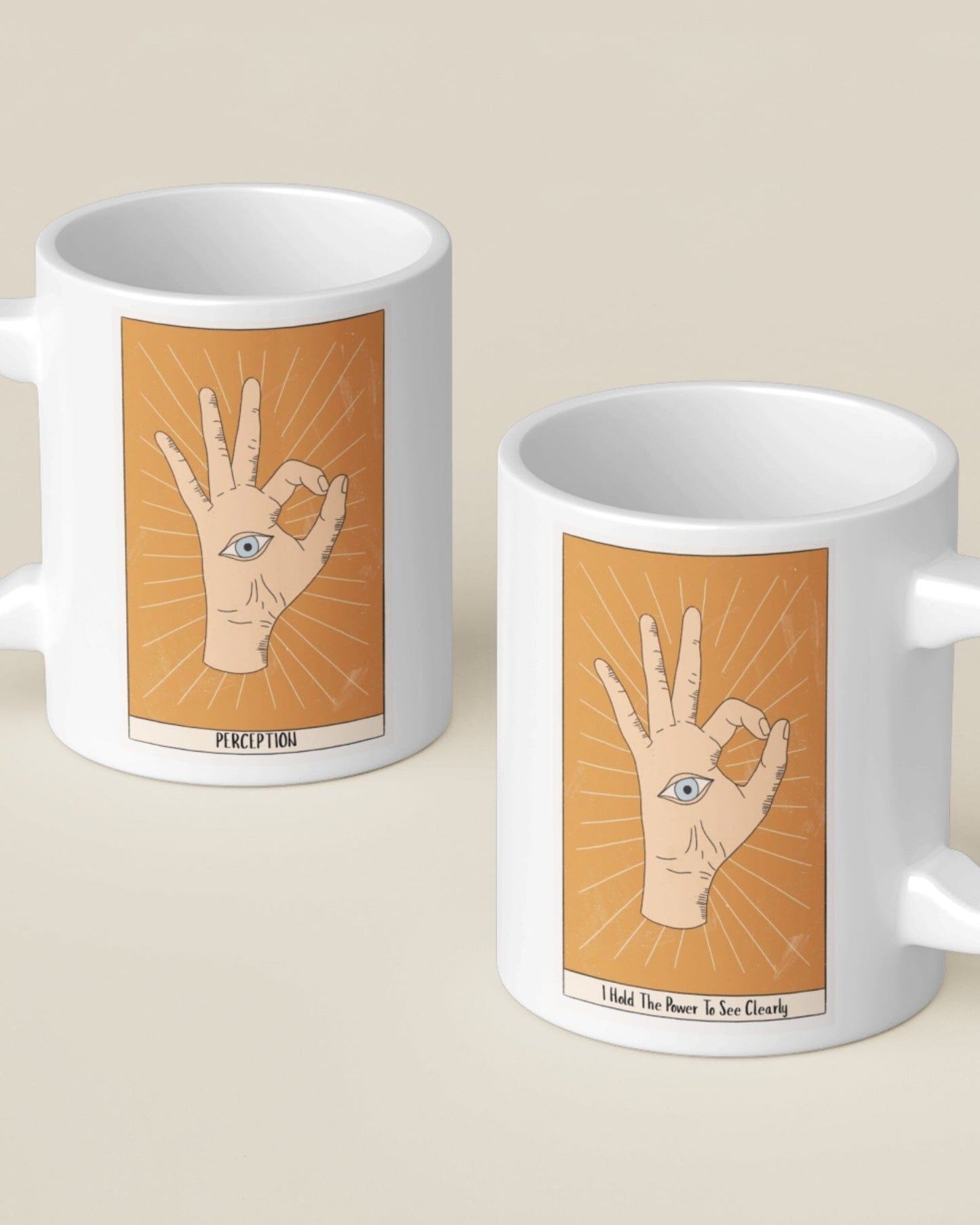 Perception Daily Affirmation Mug – 11oz | Mindfulness Coffee Cup for Manifestation Daily Affirmation Mug Great Functional Goods