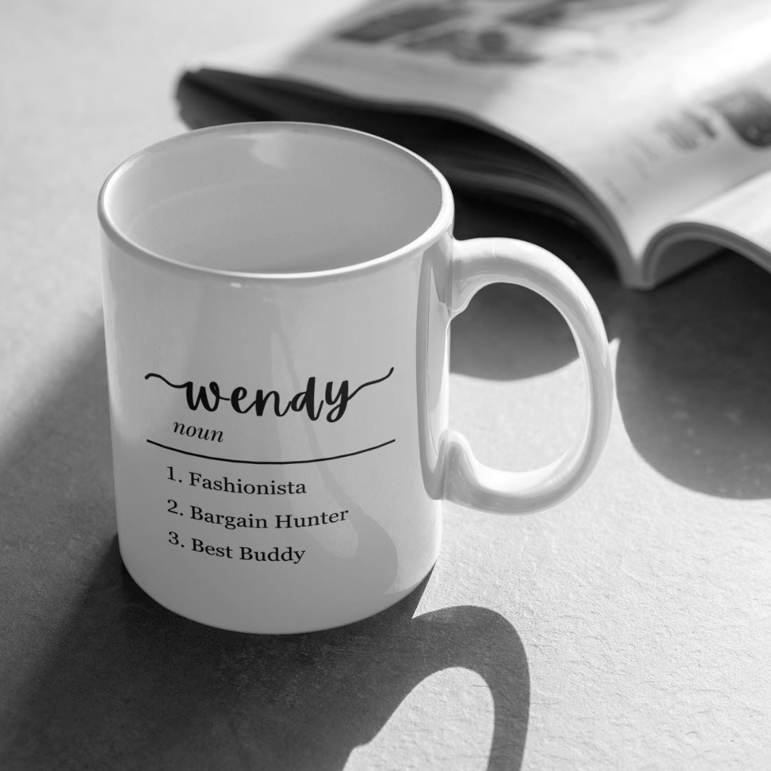 Personalized Name Definition Mug – Great Functional Goods