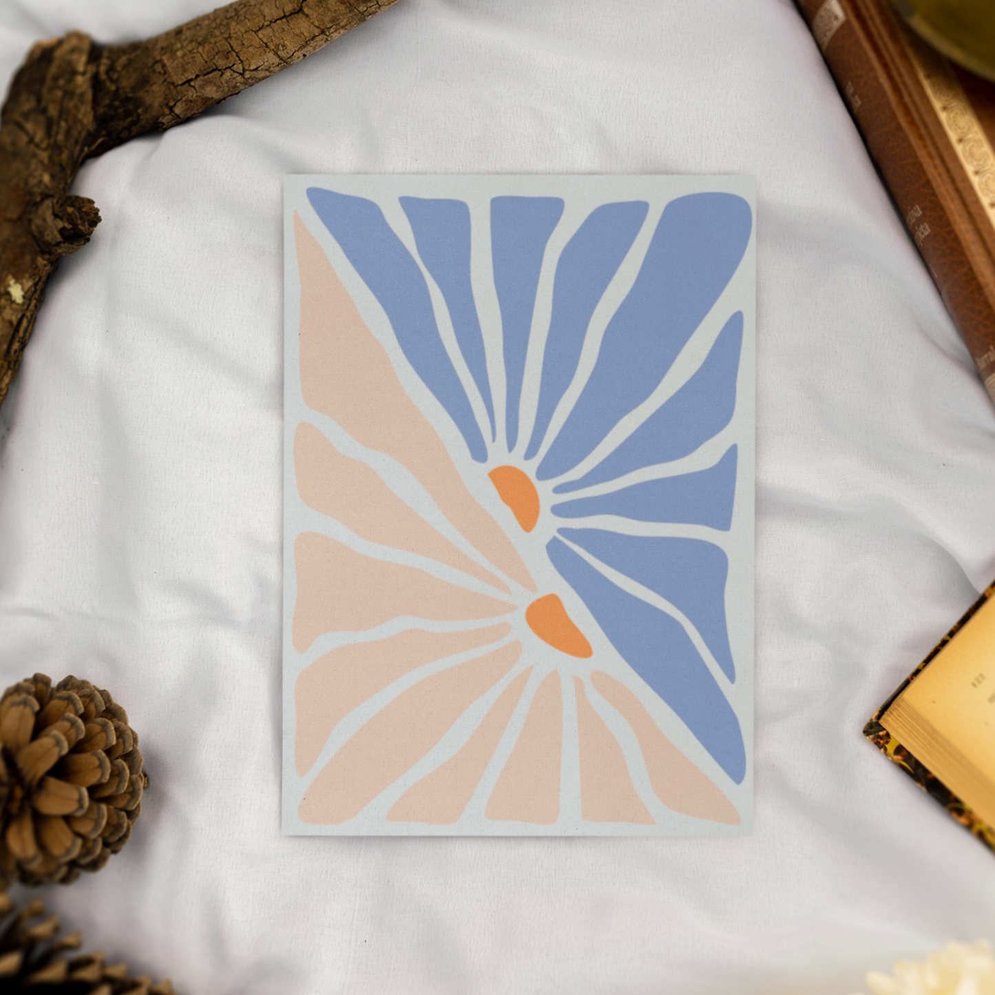 Dawn Petal Silhouette Postcard | Eco-Friendly