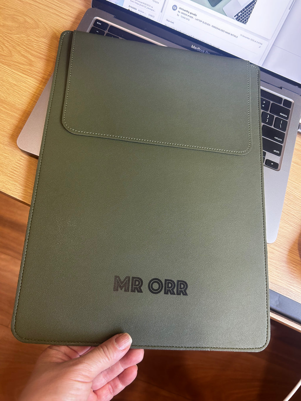 LAPTOP SLEEVES - PERSONALISED NAME INITIALS (PREORDER REQUIRED)