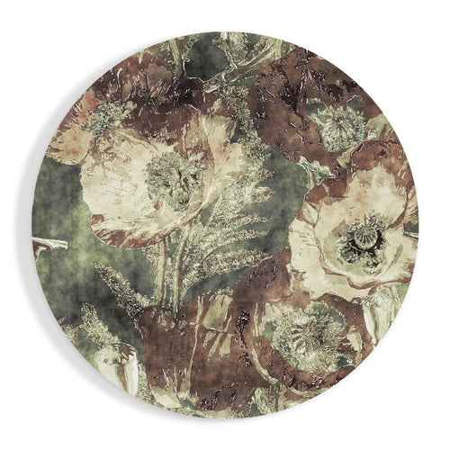 Abstract Flower Glass Wall Art Wall Decoration Insigne 