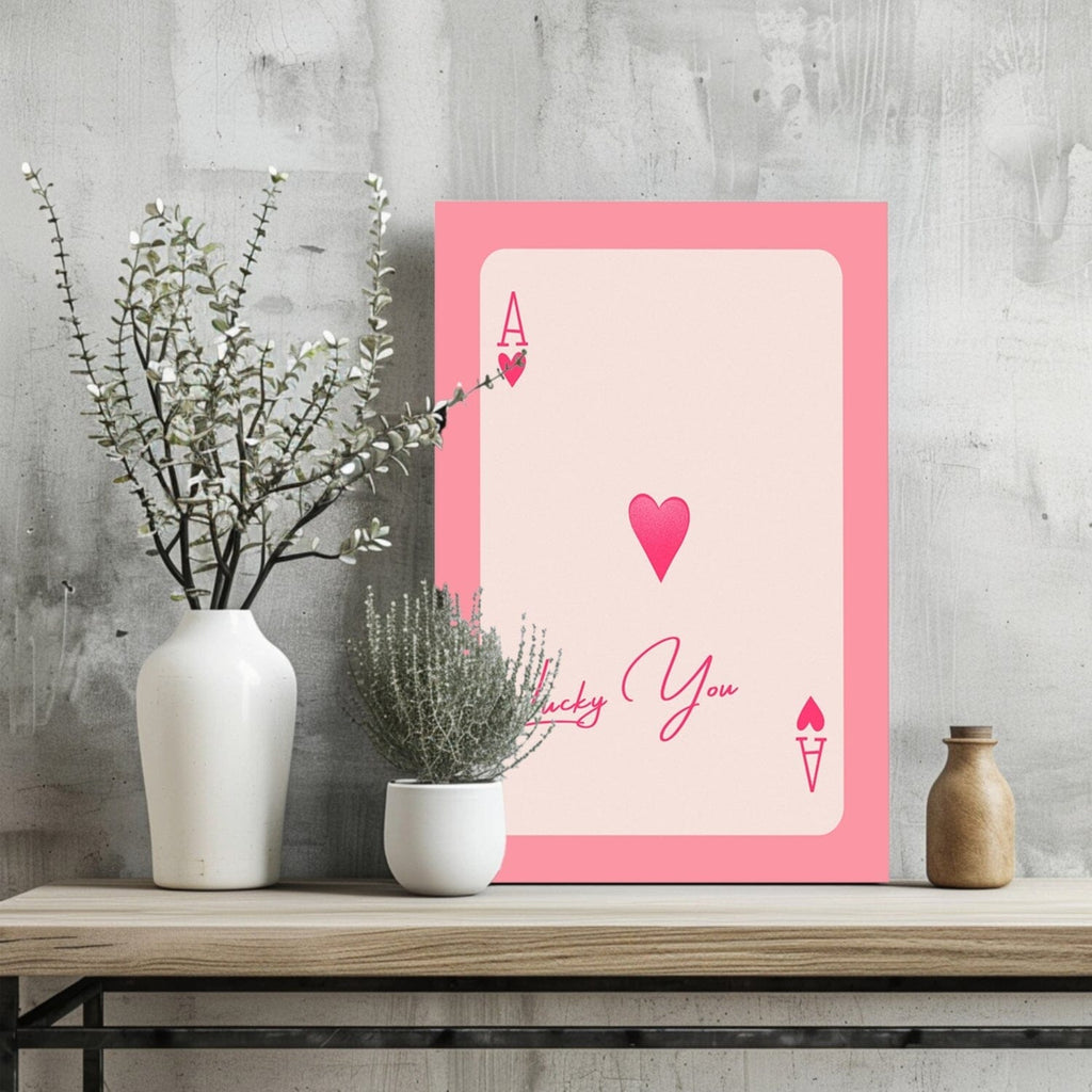 Ace Lucky You Aluminum Print Wall Decoration Insigne 