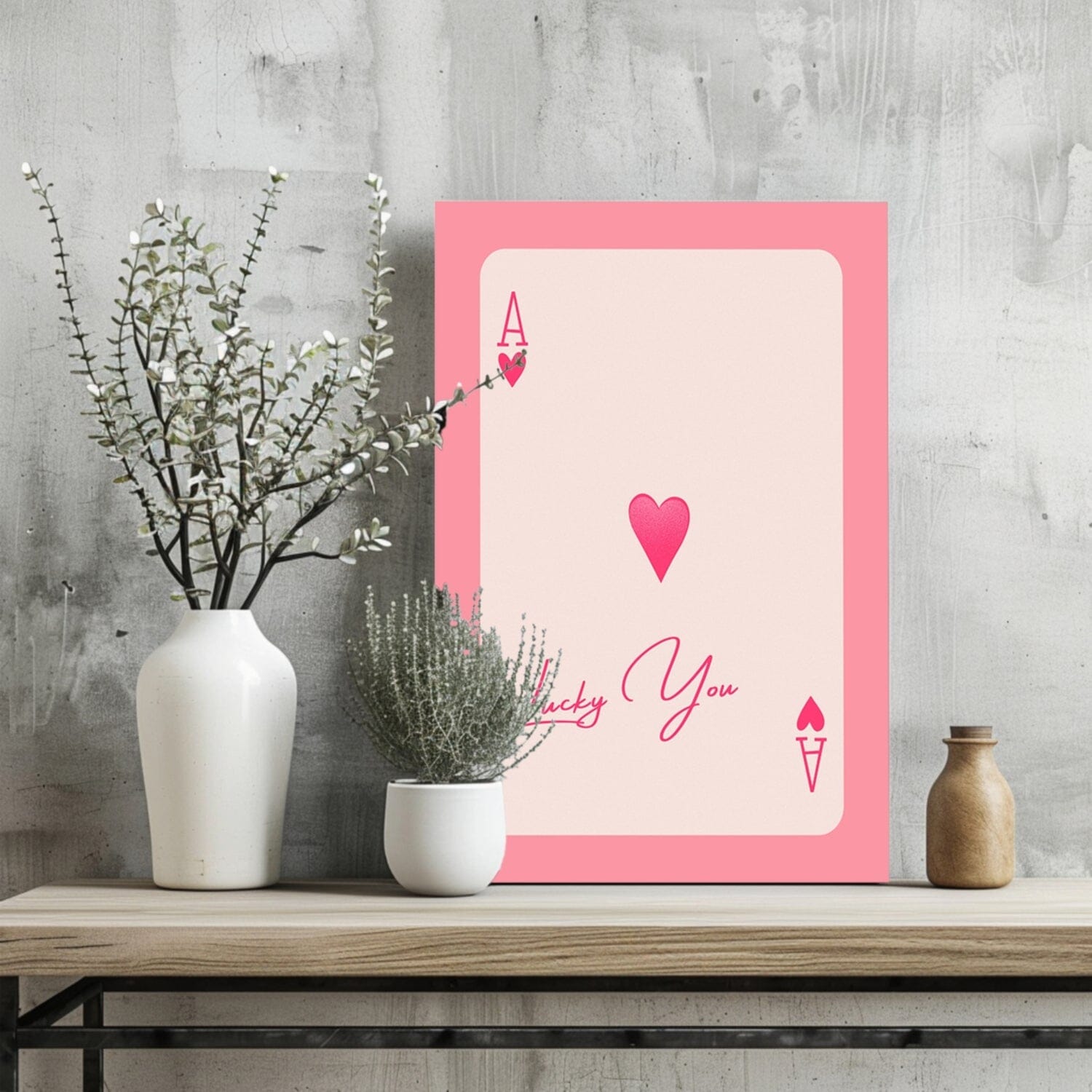 Ace Lucky You Aluminum Print Wall Decoration Insigne 