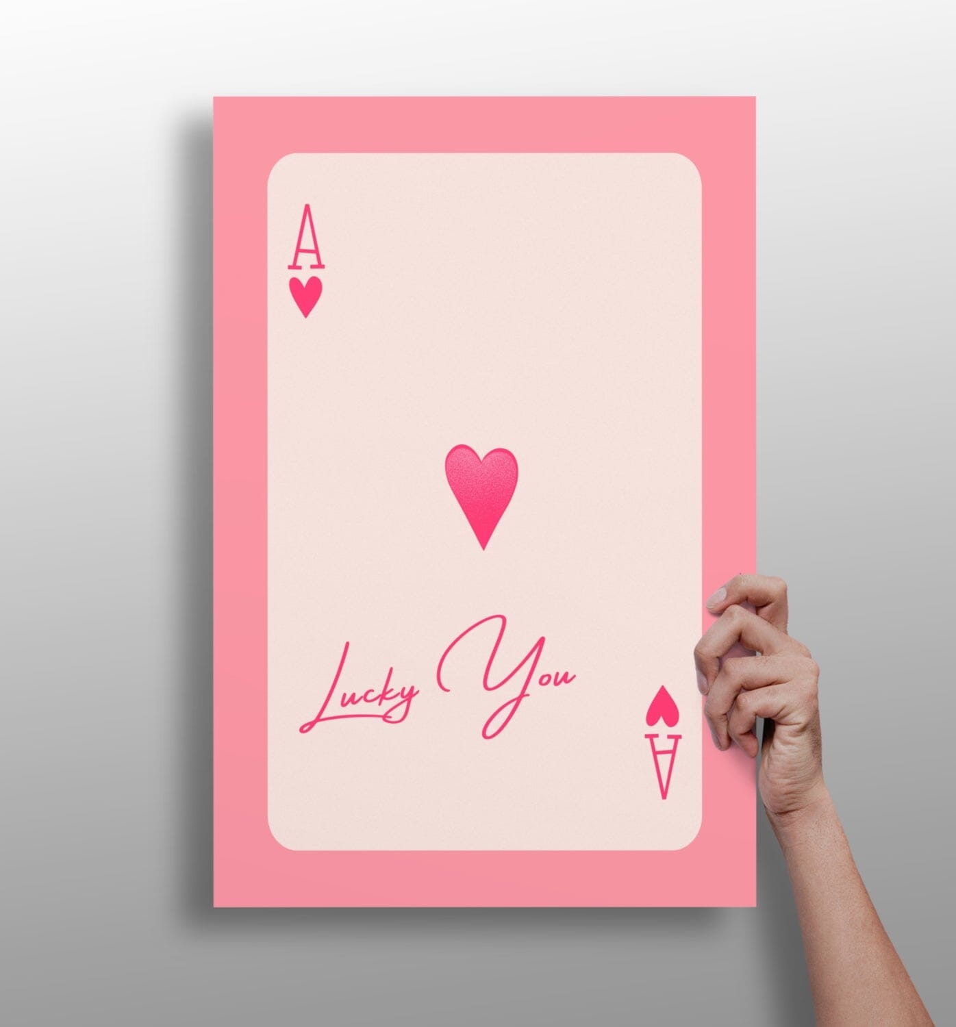 Ace Lucky You Aluminum Print Wall Decoration Insigne 