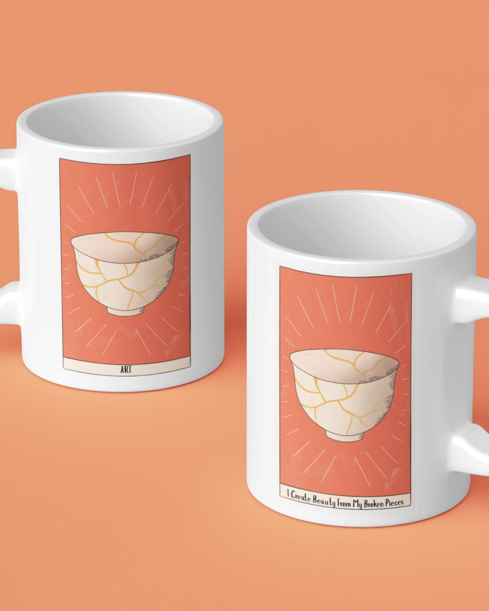 Art Daily Affirmation Mug – 11oz | Wellness Coffee Cup for Manifestation Daily Affirmation Mug Great Functional Goods 