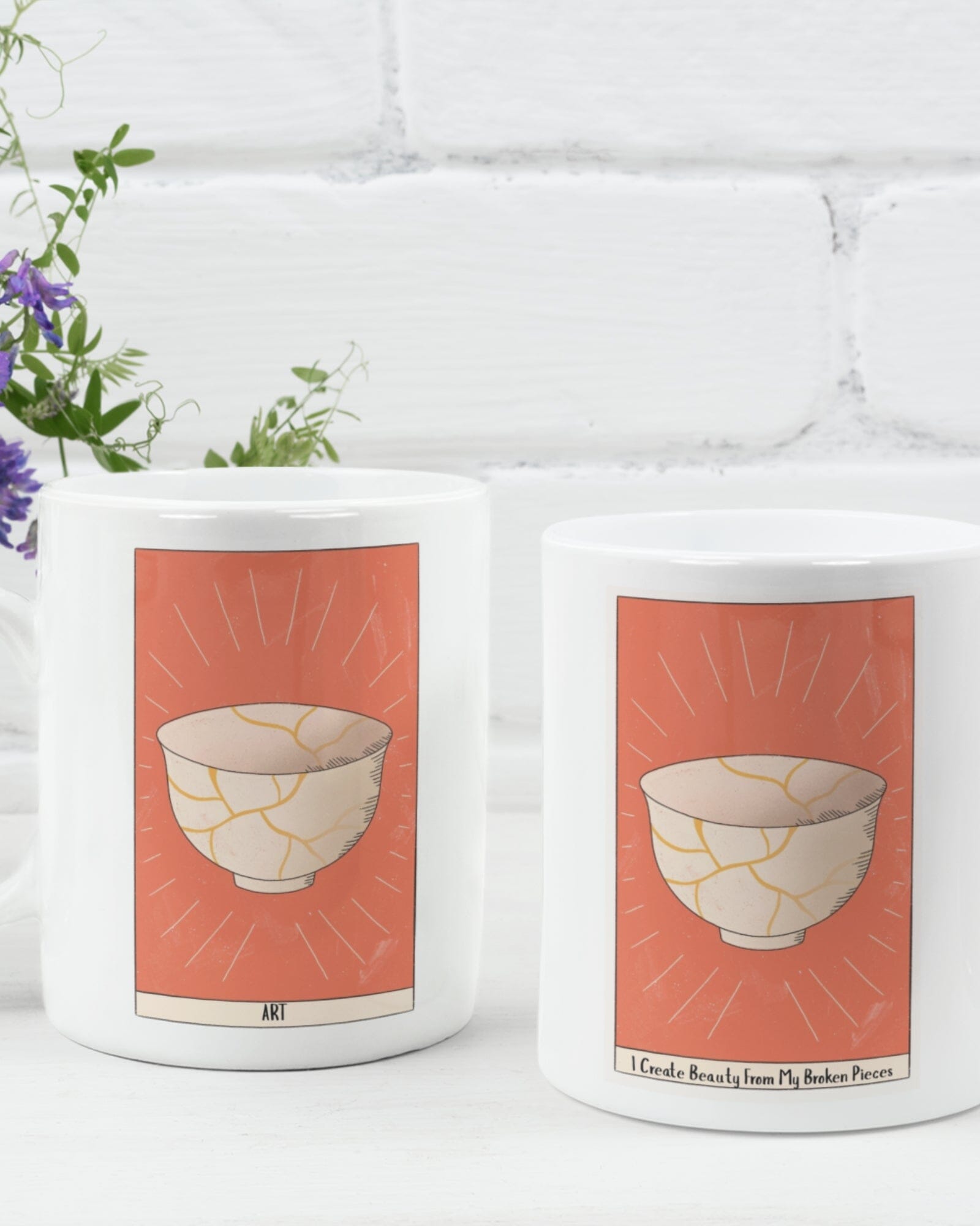 Art Daily Affirmation Mug – 11oz | Wellness Coffee Cup for Manifestation Daily Affirmation Mug Great Functional Goods 