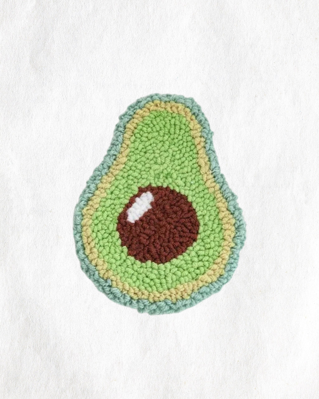 Avo-Love Mug Rug Punch Needle Kit Punch Needle Kit Great Functional Goods 