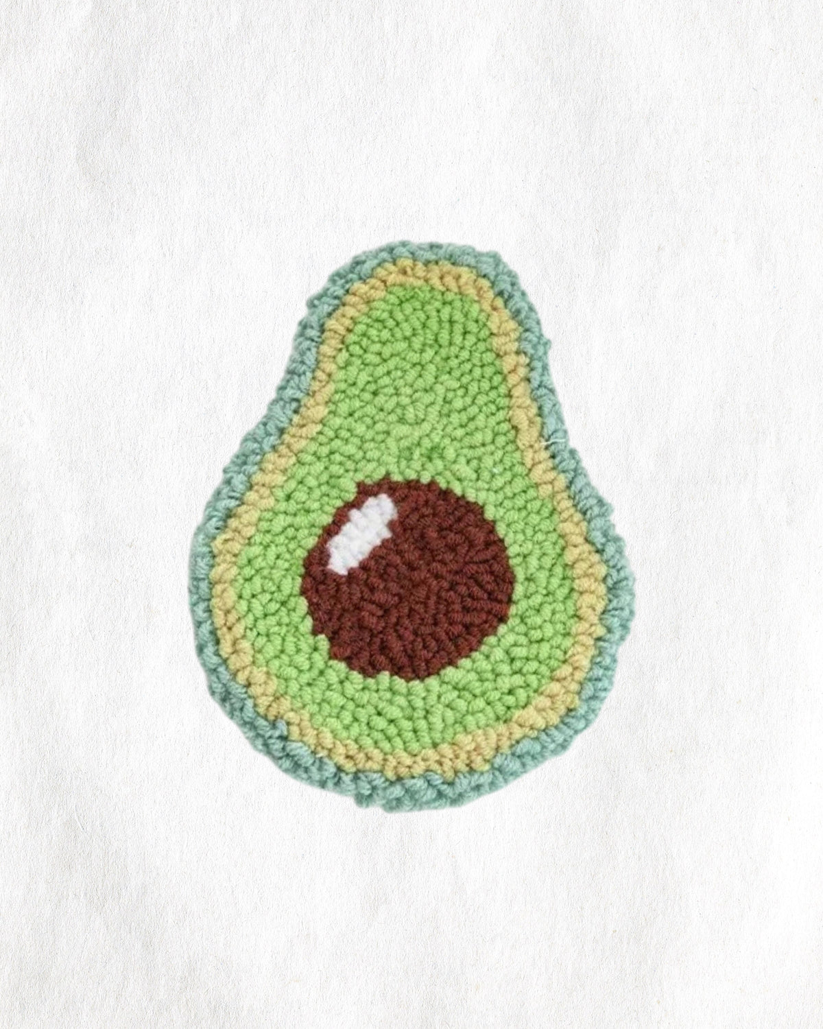 Avo-Love Mug Rug Punch Needle Kit Punch Needle Kit Great Functional Goods 