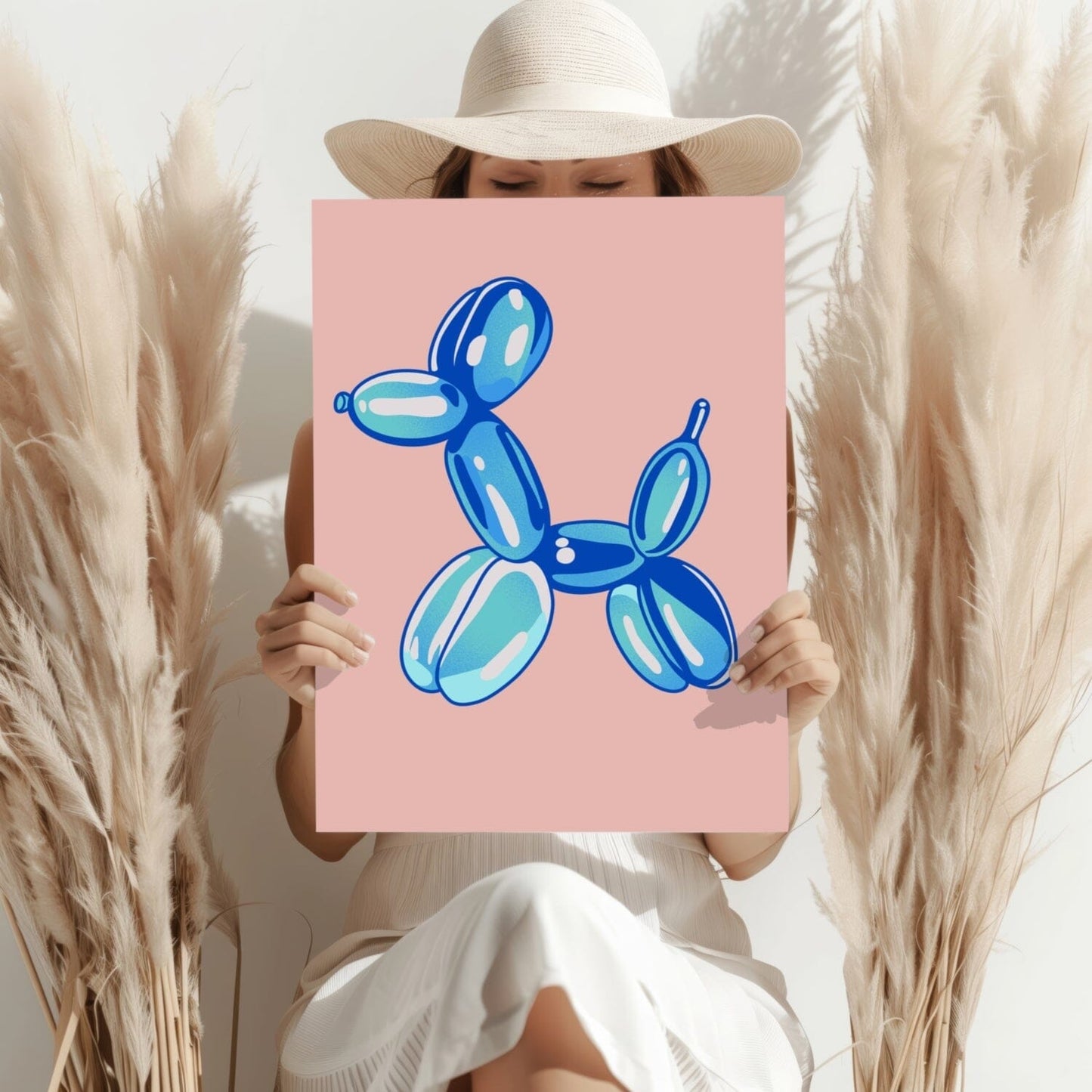 Balloon Dog Aluminum Print Wall Decoration Insigne 