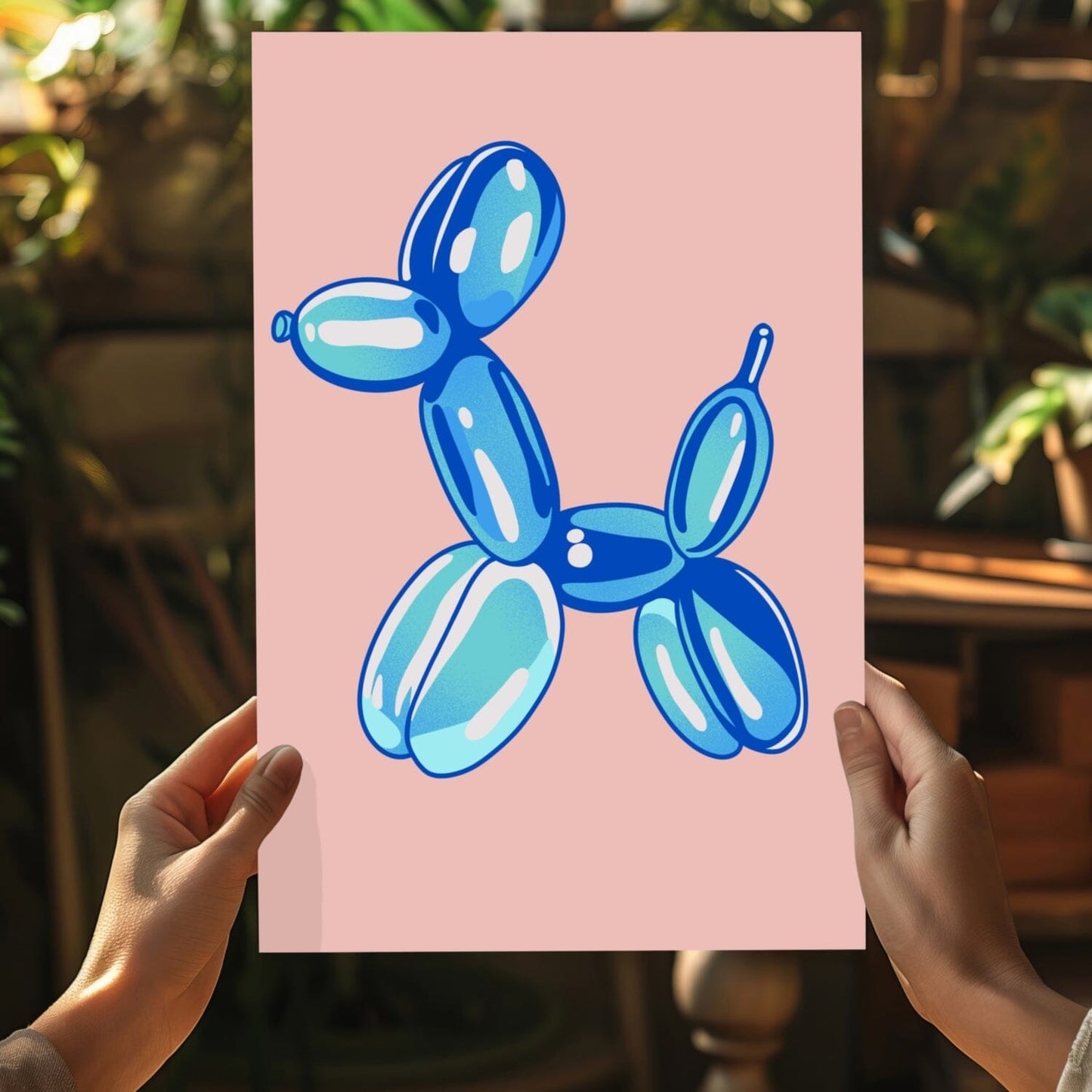 Balloon Dog Aluminum Print Wall Decoration Insigne 
