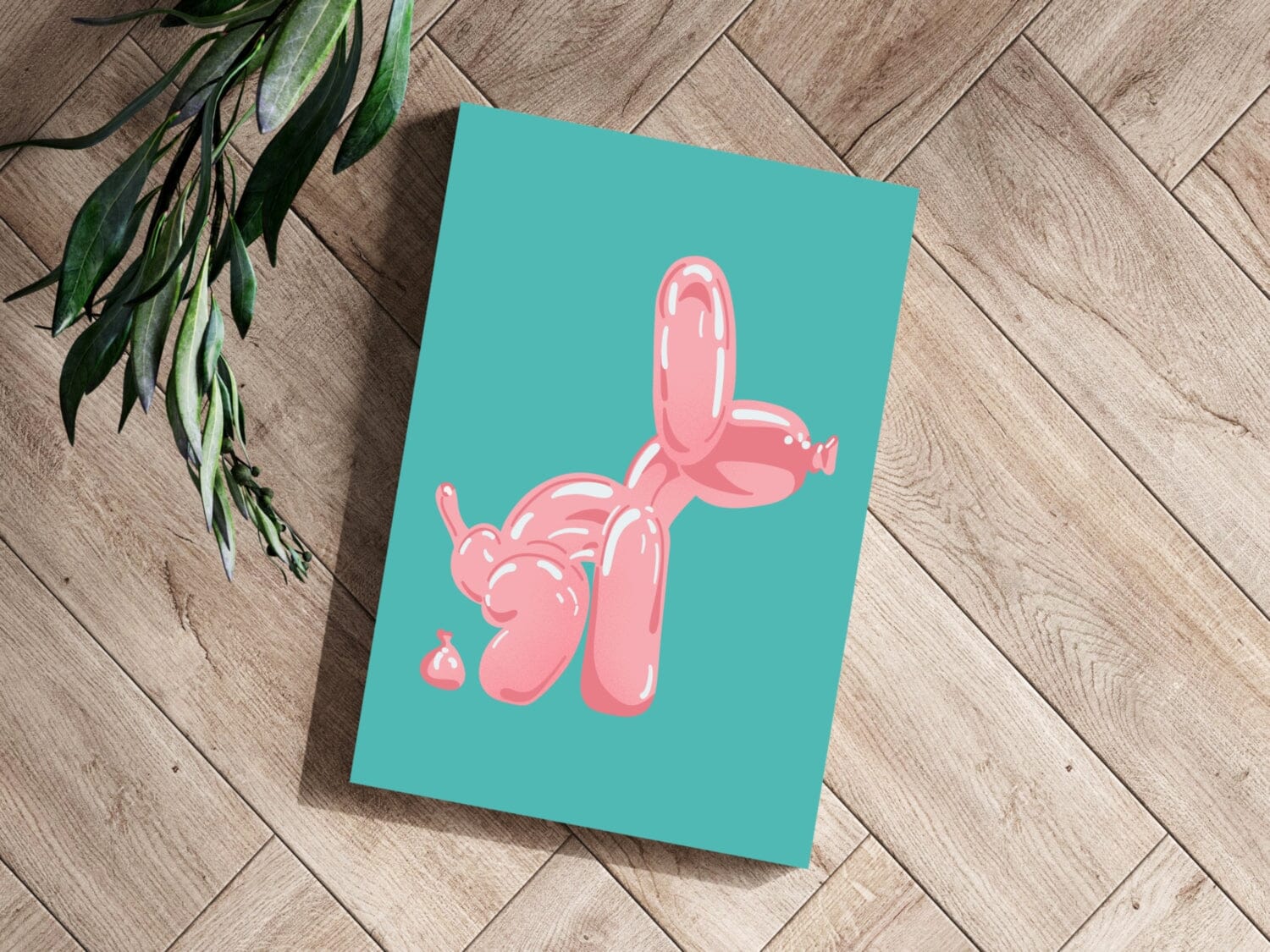 Balloon Dog Aluminum Print Wall Decoration Insigne 