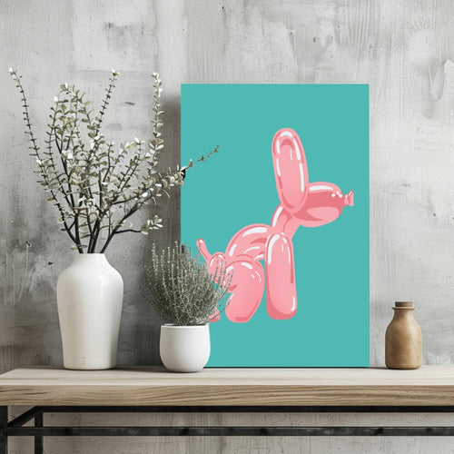 Balloon Dog Aluminum Print Wall Decoration Insigne 