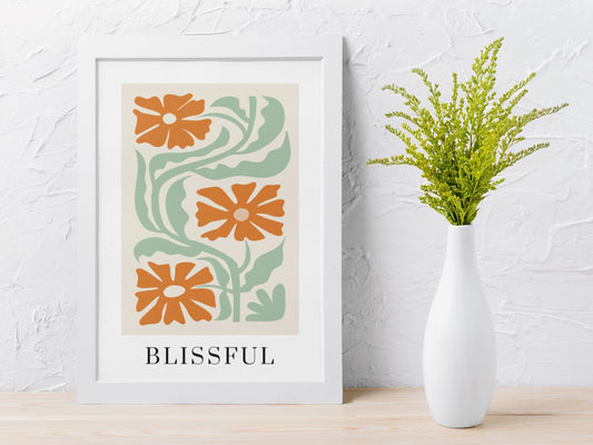 Blissful Trio Floras Art Print Wall Art Print Great Functional Goods 
