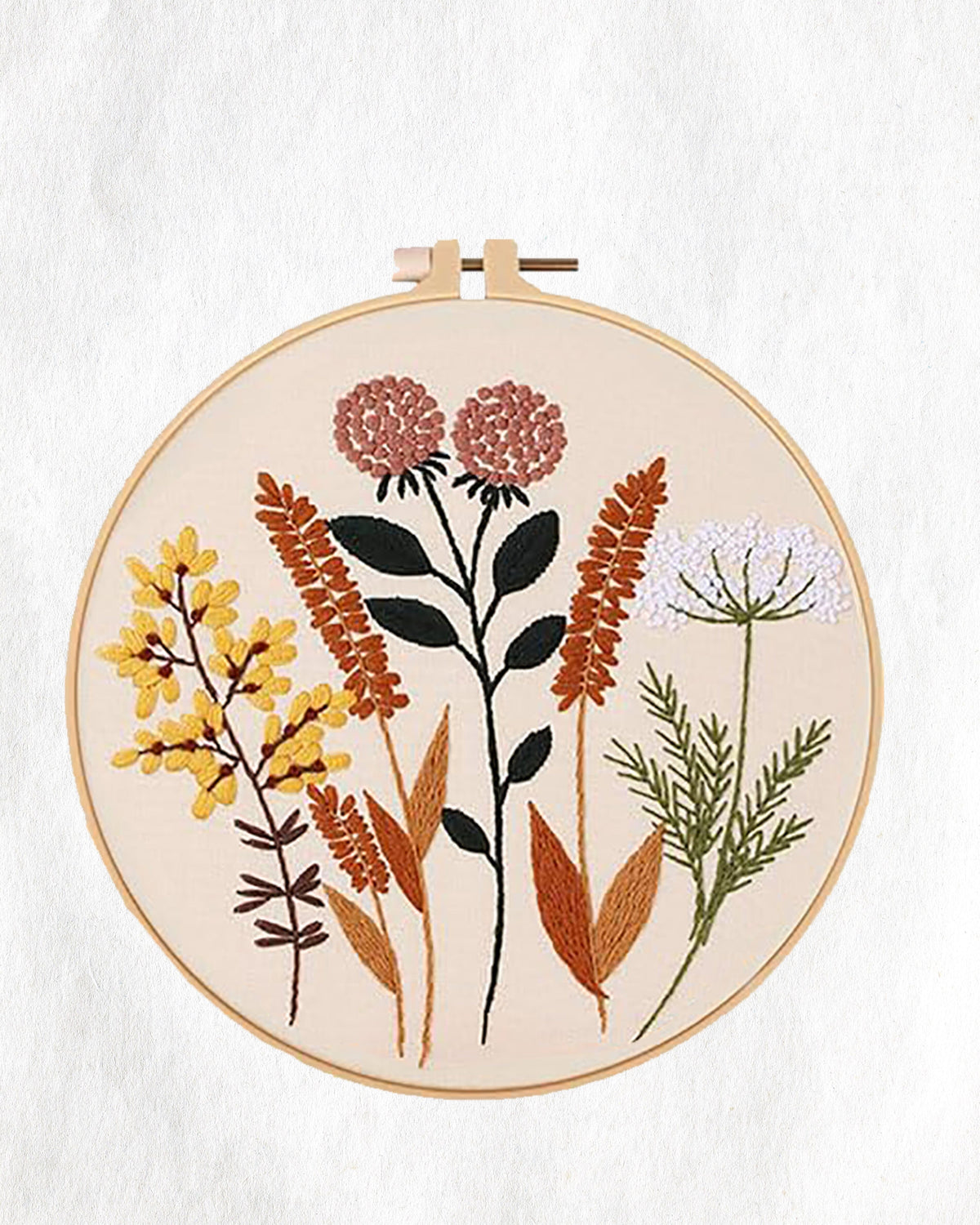 Botanical Bliss Embroidery Needle Kit Punch Needle Kit Great Functional Goods 