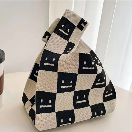 B&W Block Pattern AustralCraft Tote Bag AustralCraft Tote Bag Great Functional Goods 