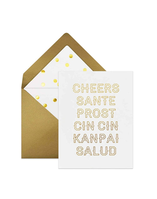Cheers Greeting Card Paper Provision 