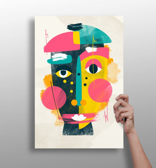 Contemporary Art V1 Aluminum Print Wall Decoration Insigne 