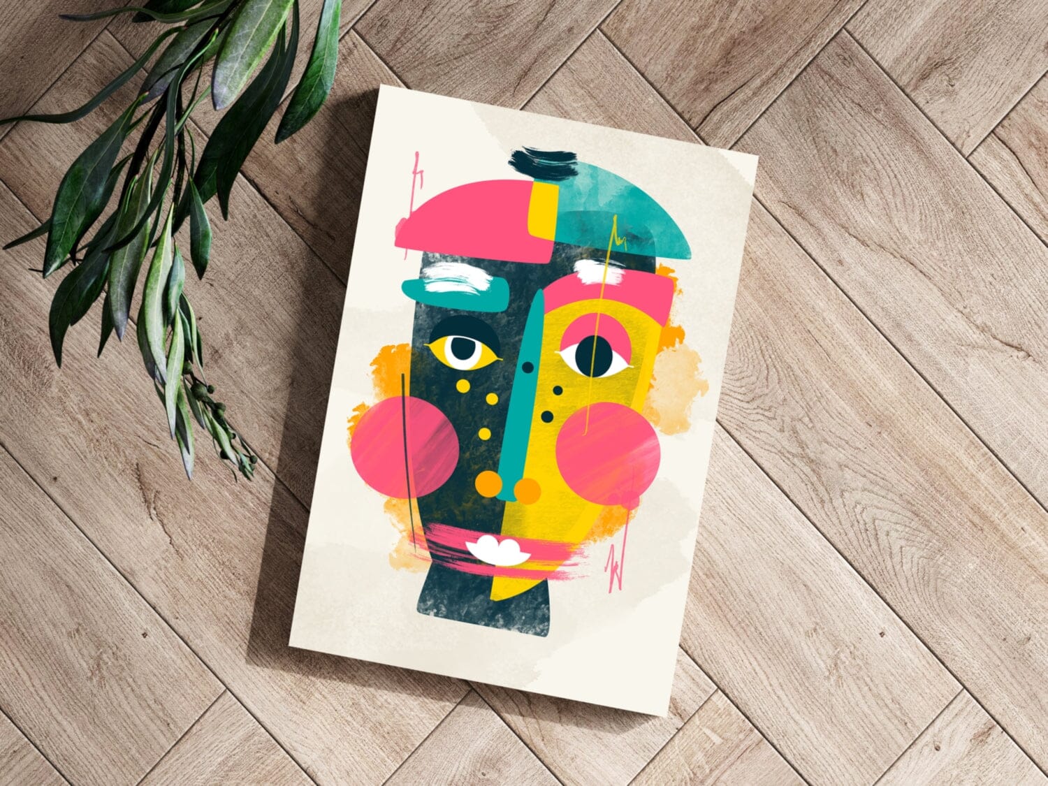 Contemporary Art V1 Aluminum Print Wall Decoration Insigne 