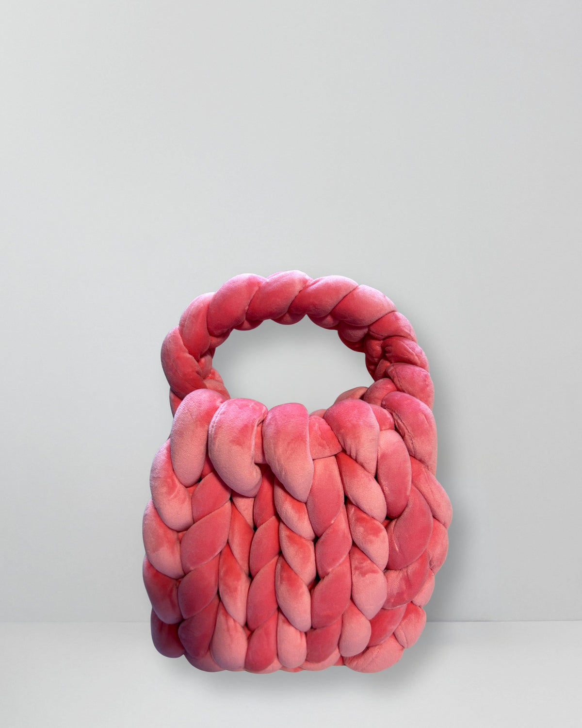Coral Marshmallow Baggu (Velvet) Marshmallow Baggu Velvet Great Functional Goods 