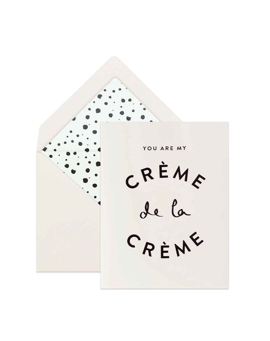 Creme De La Creme Greeting Card Paper Provision 