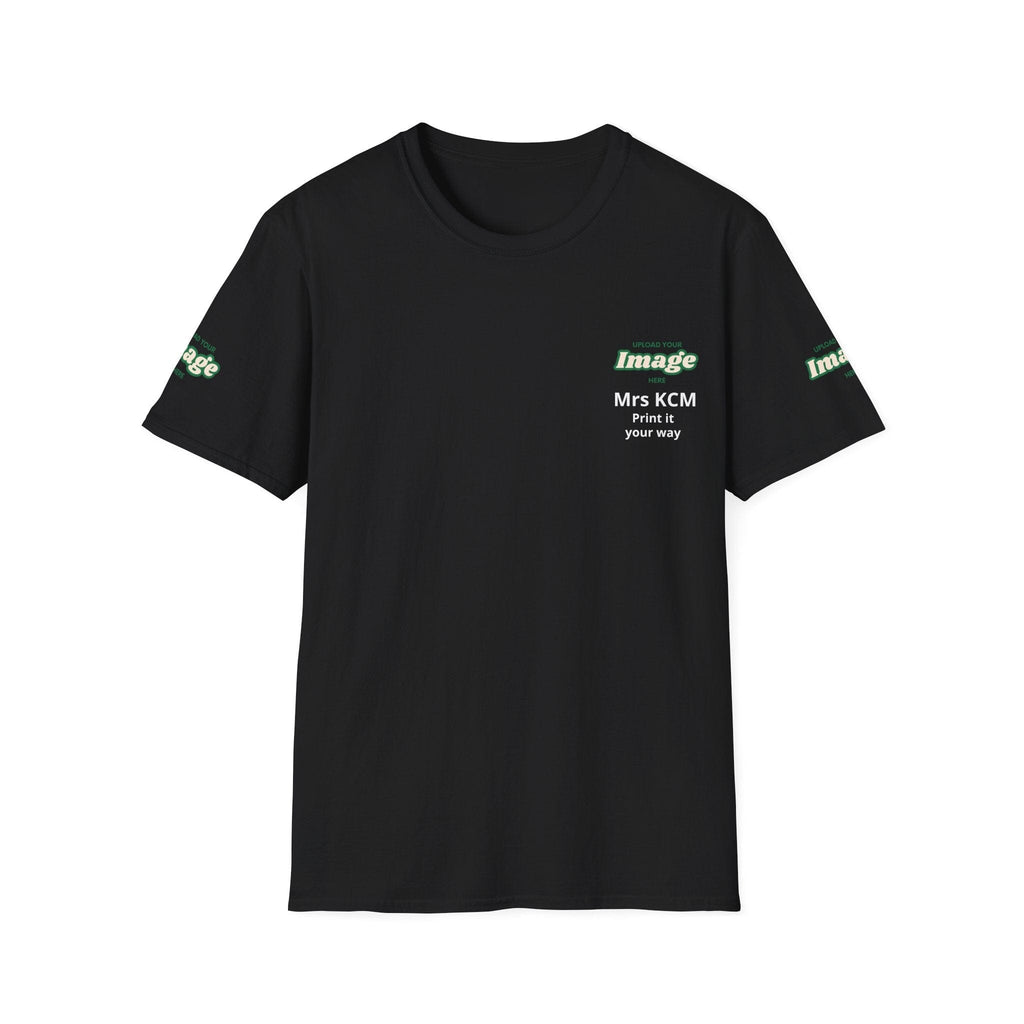 Custom Upload Your Image Personalized T-Shirt T-Shirt Printify S Black 