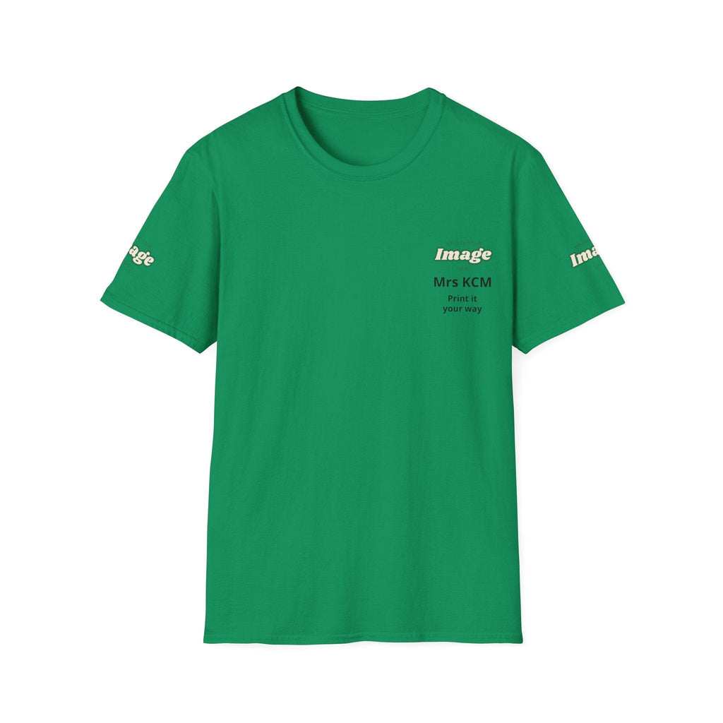 Custom Upload Your Image Personalized T-Shirt T-Shirt Printify S Kelly Green 