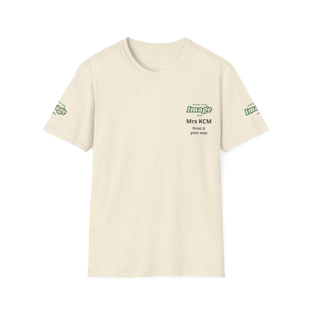 Custom Upload Your Image Personalized T-Shirt T-Shirt Printify S Natural 