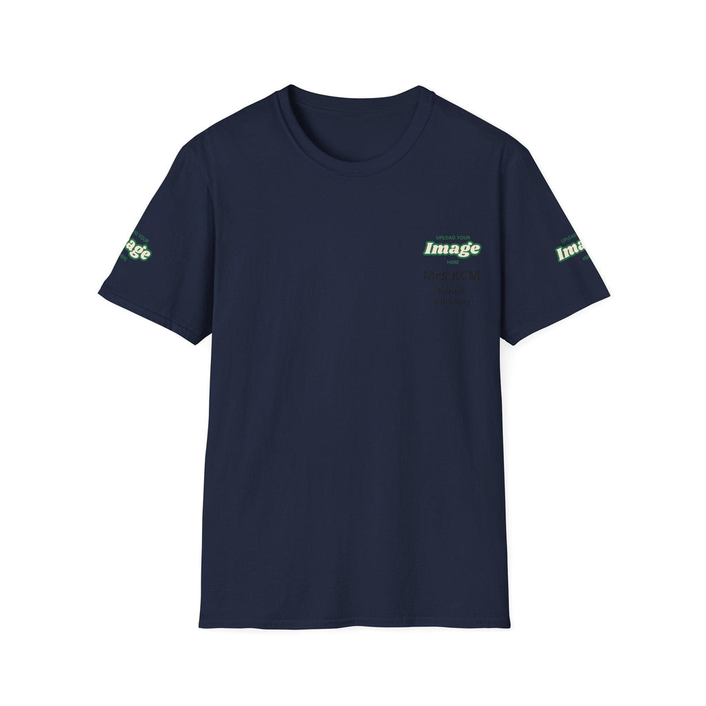 Custom Upload Your Image Personalized T-Shirt T-Shirt Printify S Navy 
