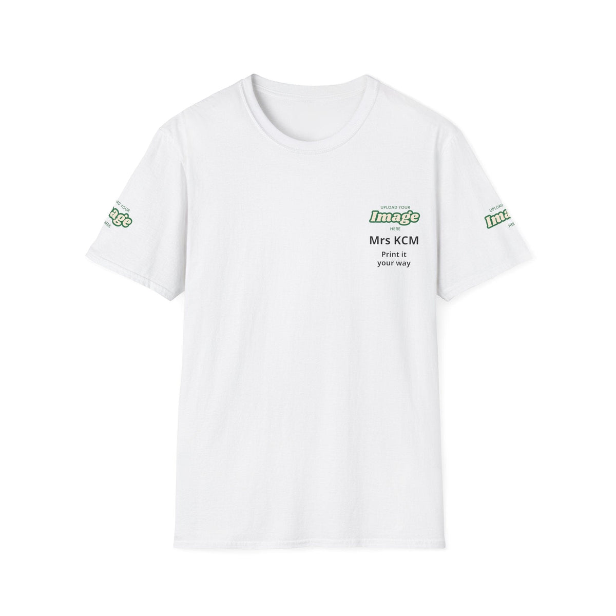 Custom Upload Your Image Personalized T-Shirt T-Shirt Printify S White 