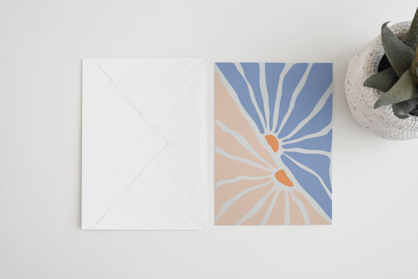 Dawn Petal Silhouette Postcard | Eco-Friendly Postcards Great Functional Goods 
