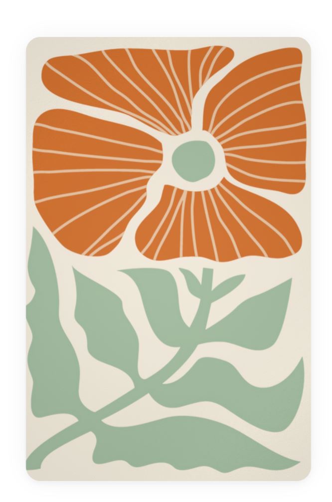 Earthen Bloom Postcard | Eco-Friendly Postcards Great Functional Goods 