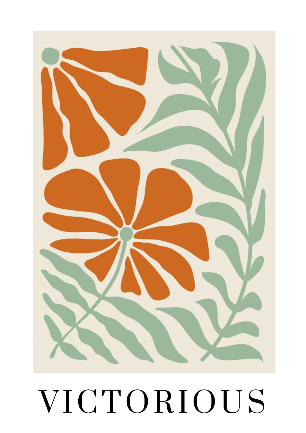 Floral Triumph Art Print Wall Art Print Great Functional Goods 