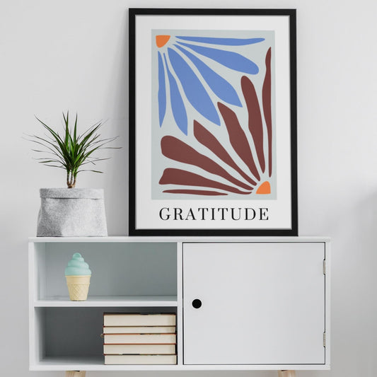 Gratitude Gesture Art Print Wall Art Print Great Functional Goods 