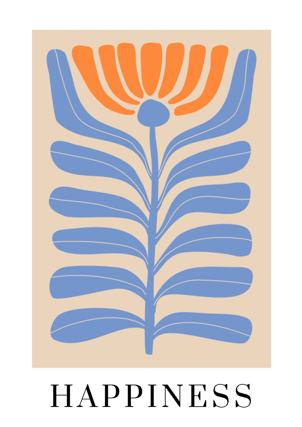 Happiness Bloom Art Print Wall Art Print Great Functional Goods 