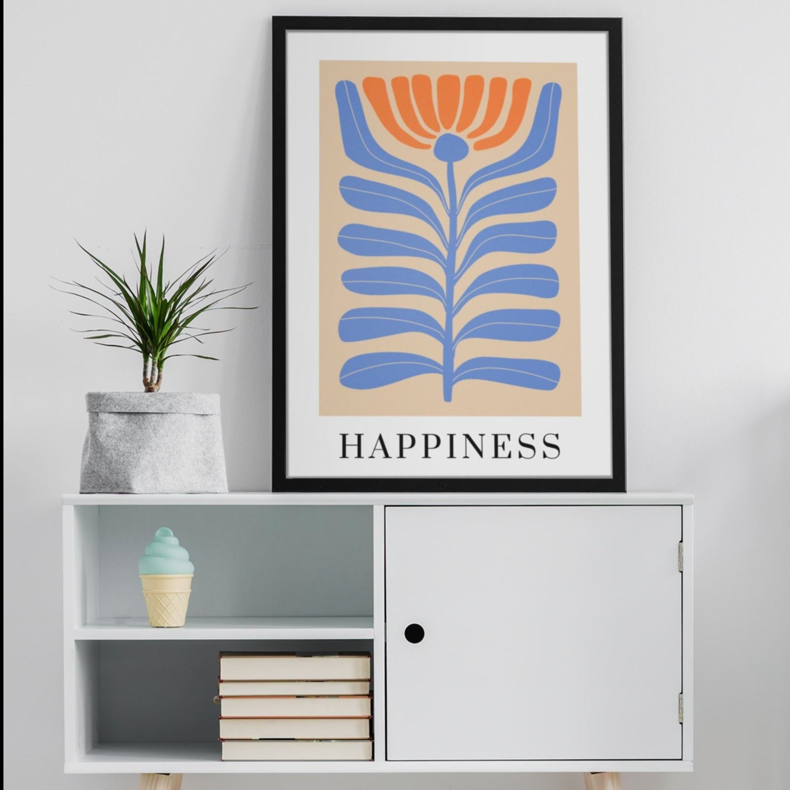 Happiness Bloom Art Print Wall Art Print Great Functional Goods 