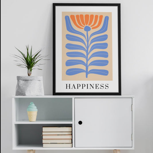 Happiness Bloom Art Print Wall Art Print Great Functional Goods 