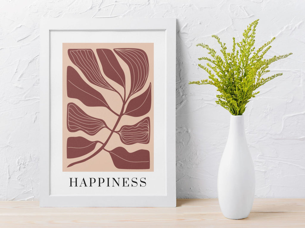 Happiness Foliage Art Print Wall Art Print Great Functional Goods 