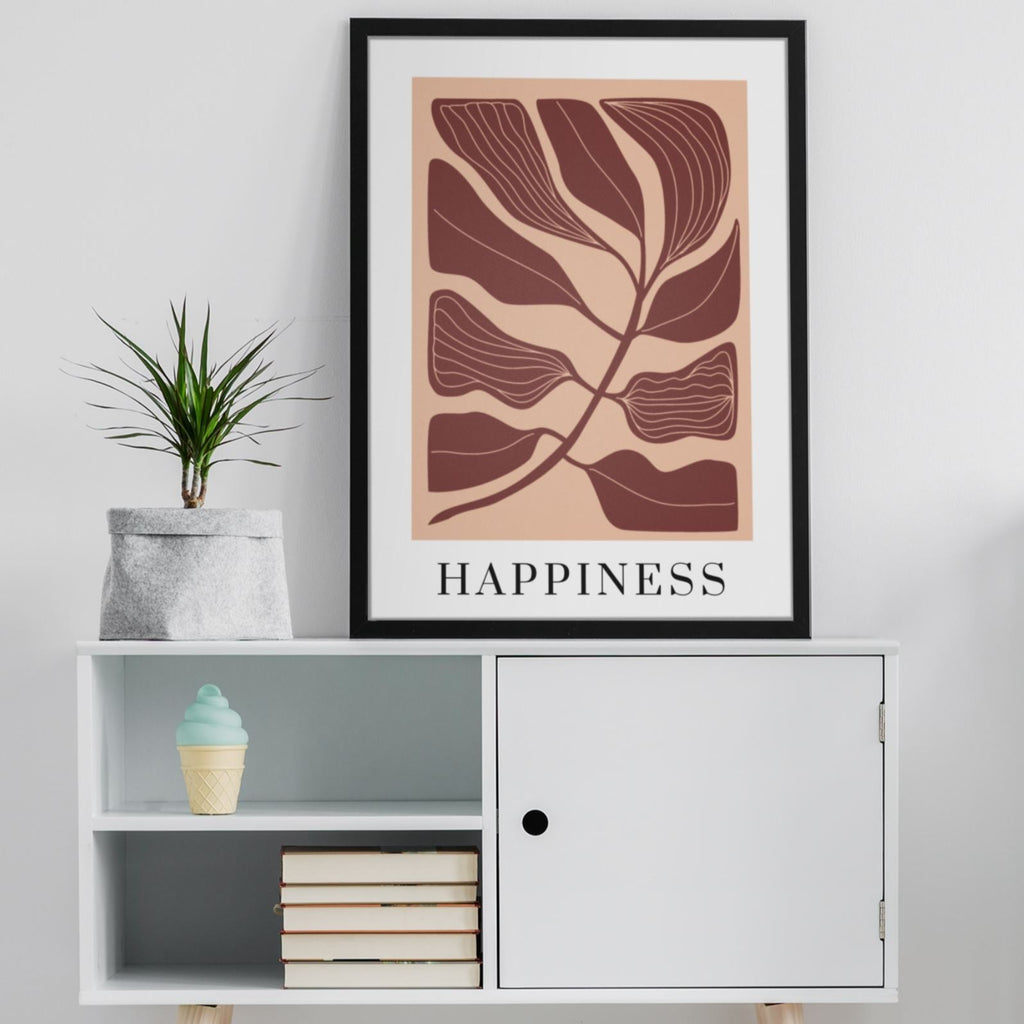 Happiness Foliage Art Print Wall Art Print Great Functional Goods 