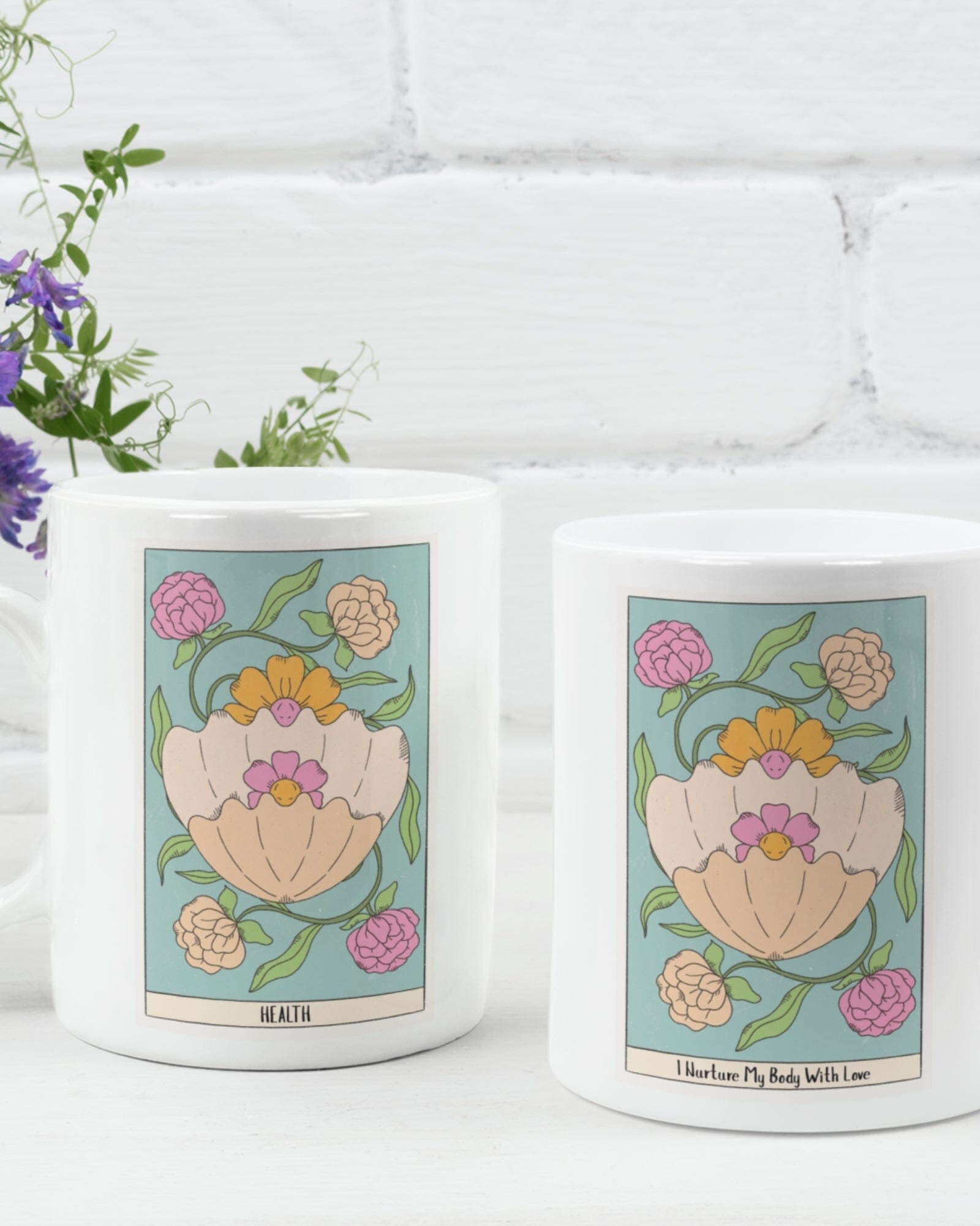 Health Daily Affirmation Mug – 11oz | Self-Care Coffee Cup for Manifestation Daily Affirmation Mug Great Functional Goods 