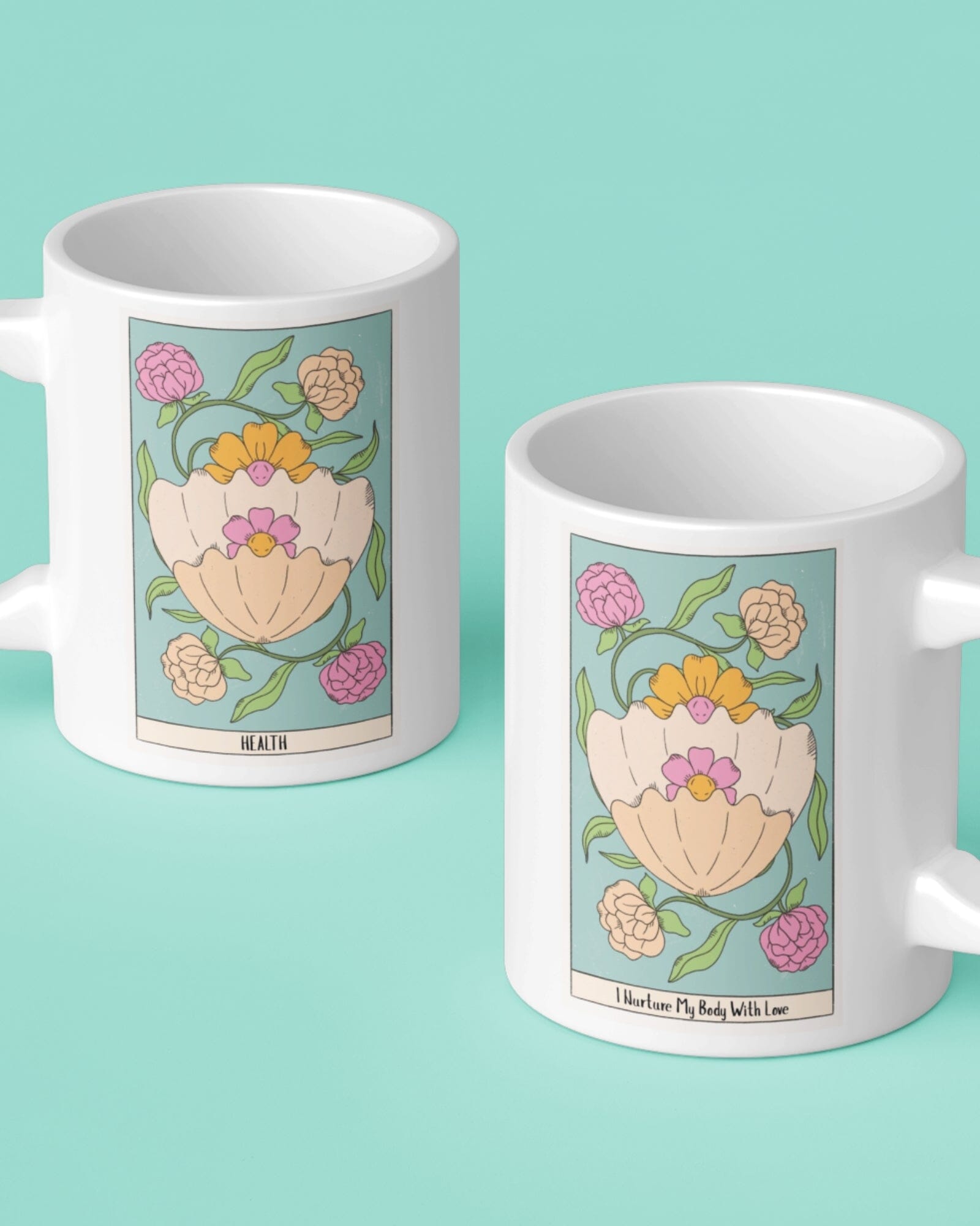 Health Daily Affirmation Mug – 11oz | Self-Care Coffee Cup for Manifestation Daily Affirmation Mug Great Functional Goods 