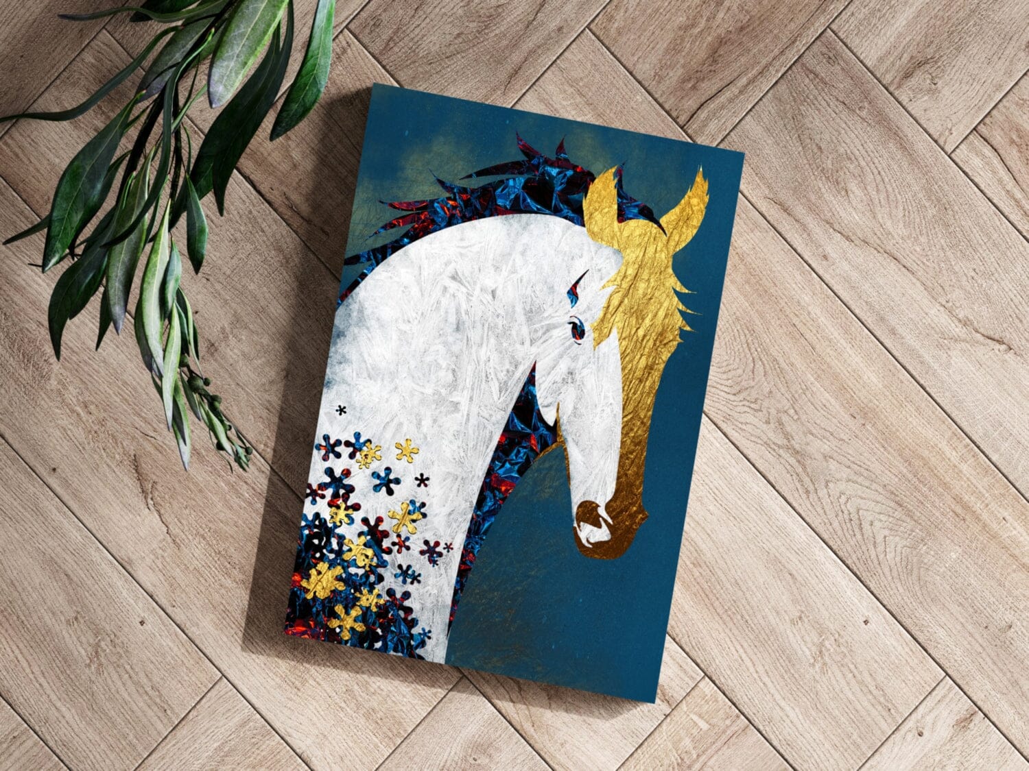 Horse Aluminum Print Wall Decoration Insigne 