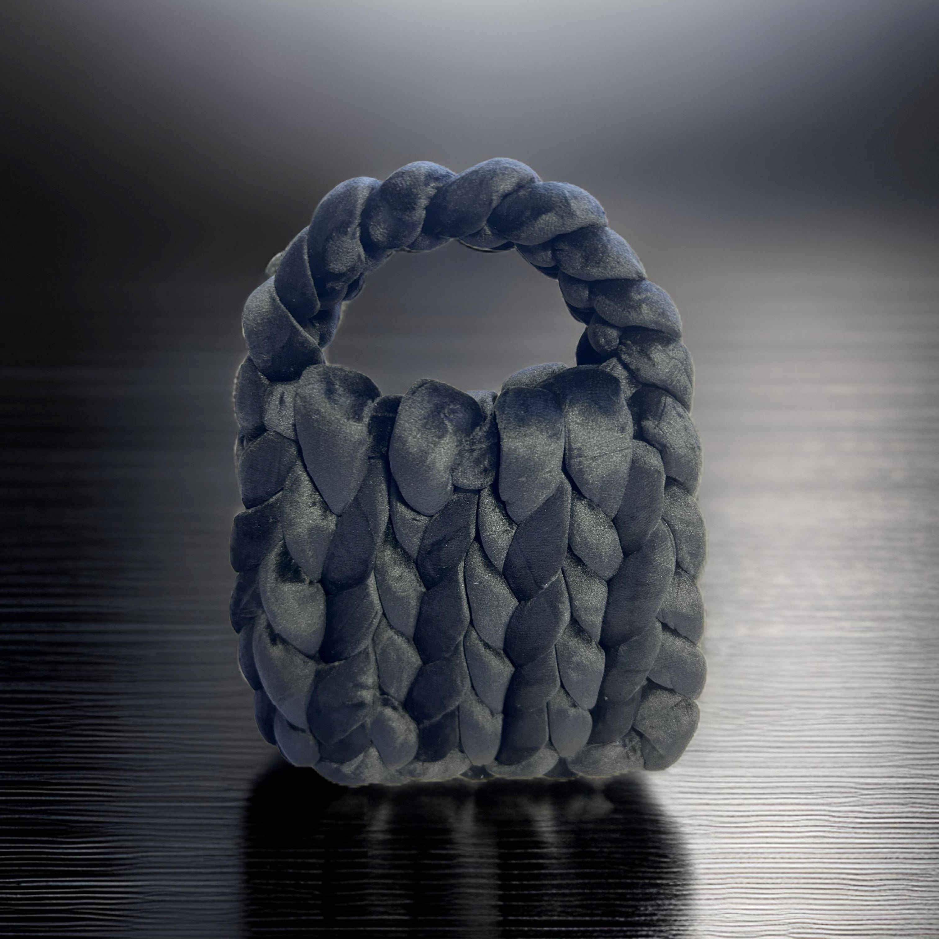 Jet Black Marshmallow Baggu (Velvet) Marshmallow Baggu Great Functional Goods 