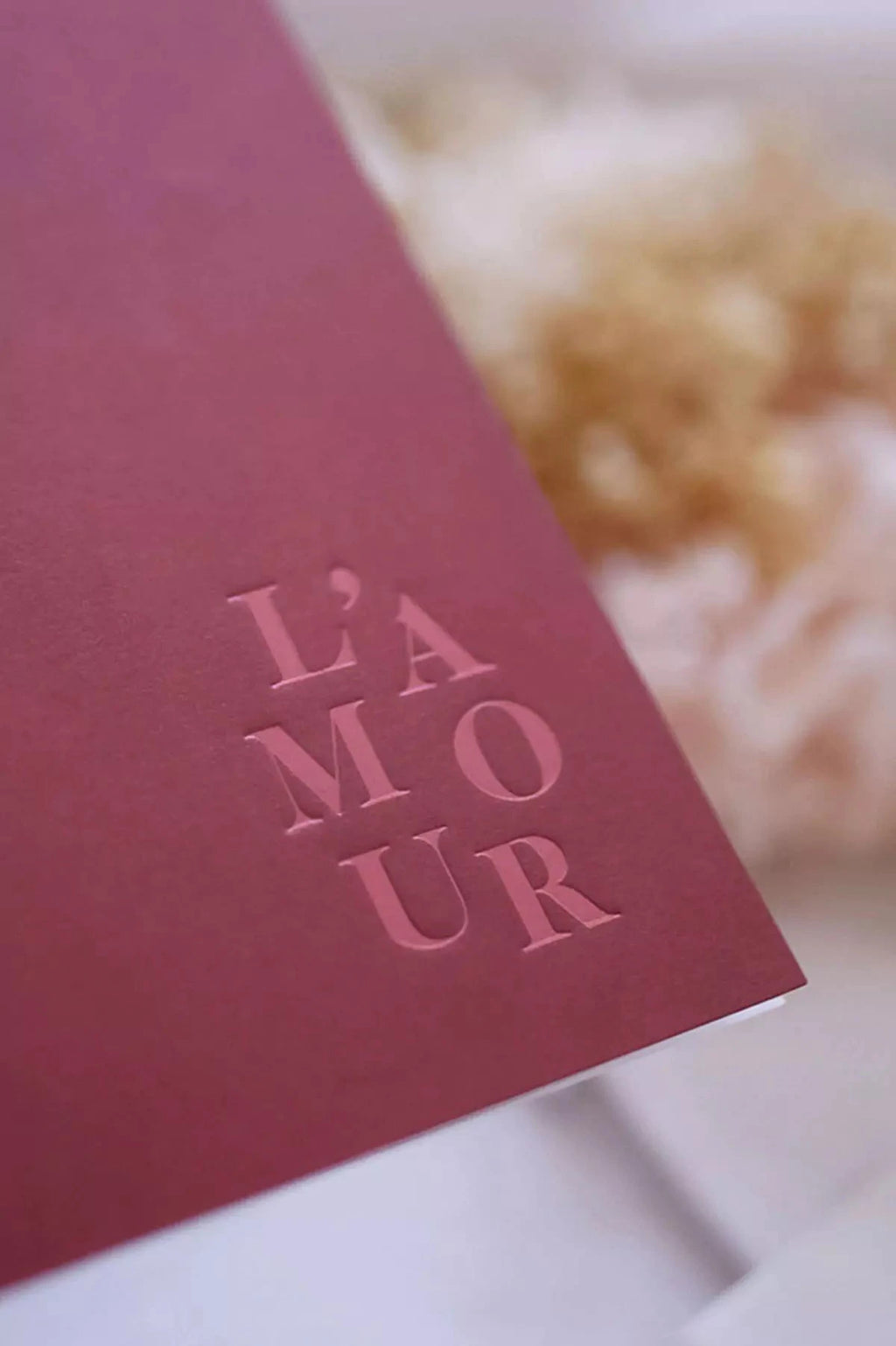L'amour Greeting Card Paper Provision 