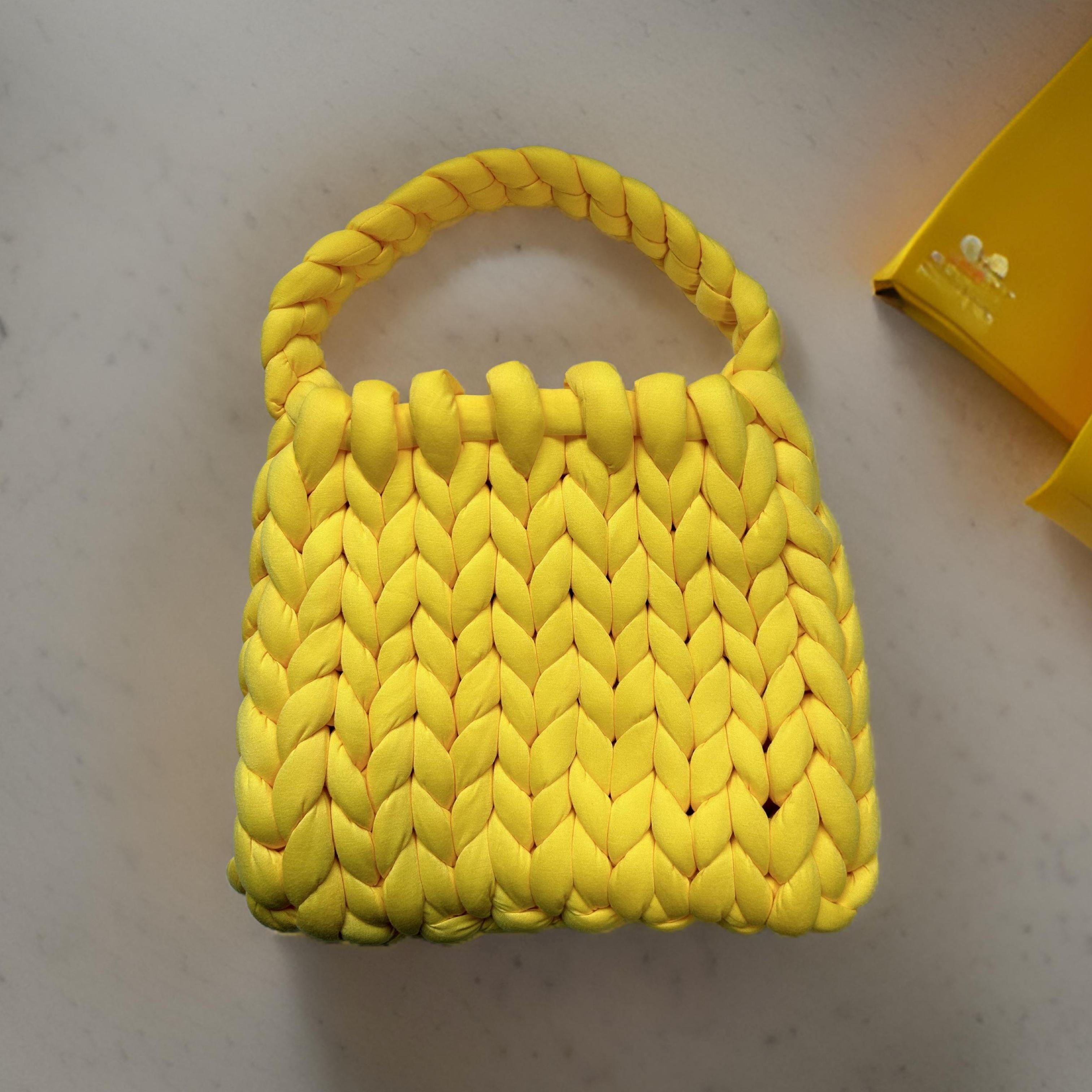 Lemon Marshmallow Baggu (Fabric) Marshmallow Baggu Fabric Great Functional Goods 