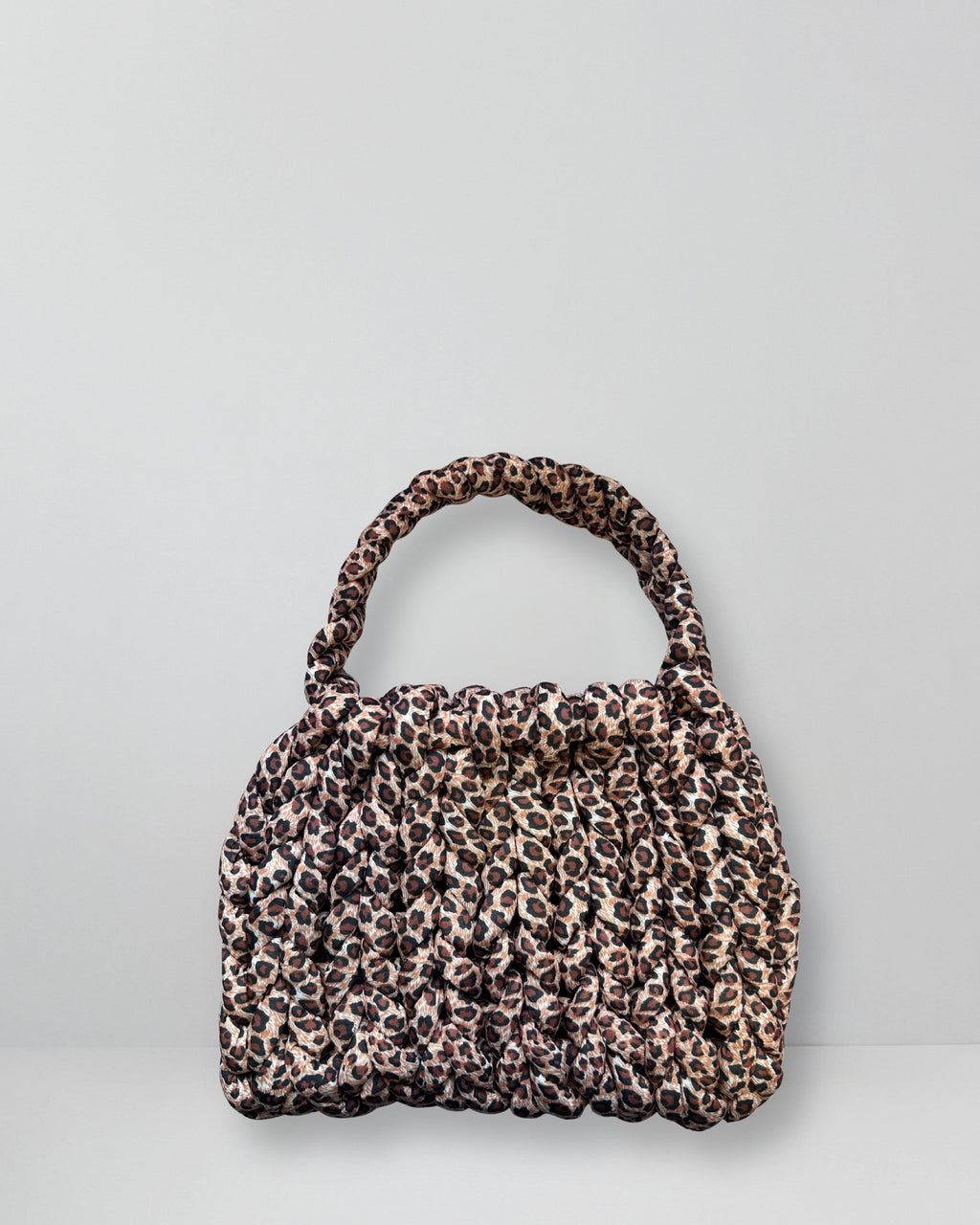 Leopard Print Marshmallow Baggu (Fabric) Marshmallow Baggu Fabric Great Functional Goods 