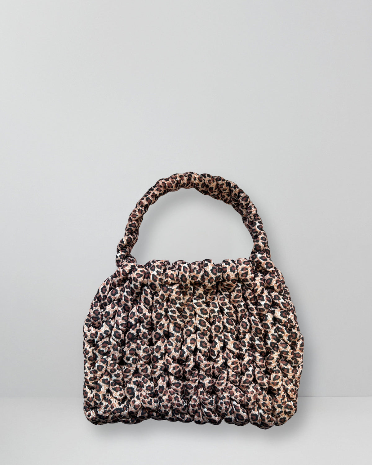 Leopard Print Marshmallow Baggu (Fabric) Marshmallow Baggu Fabric Great Functional Goods 