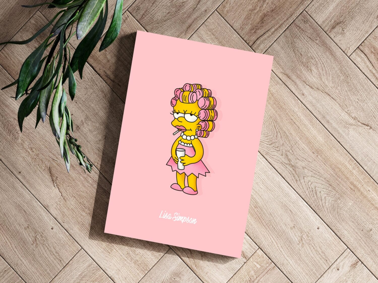 Lisa Princess Aluminum Print Wall Decoration Insigne 