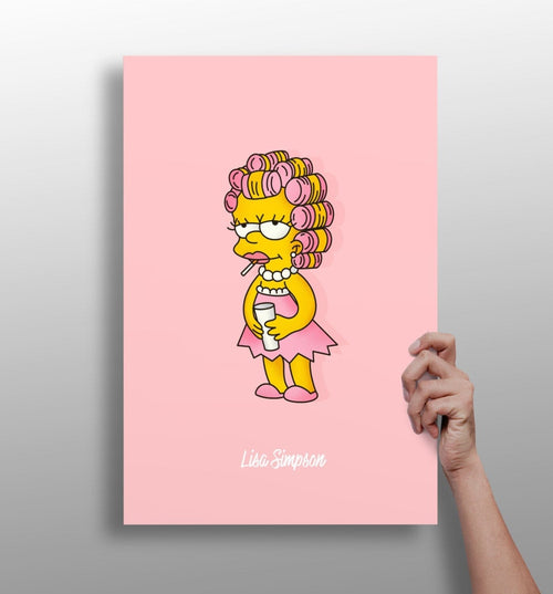 Lisa Princess Aluminum Print Wall Decoration Insigne 