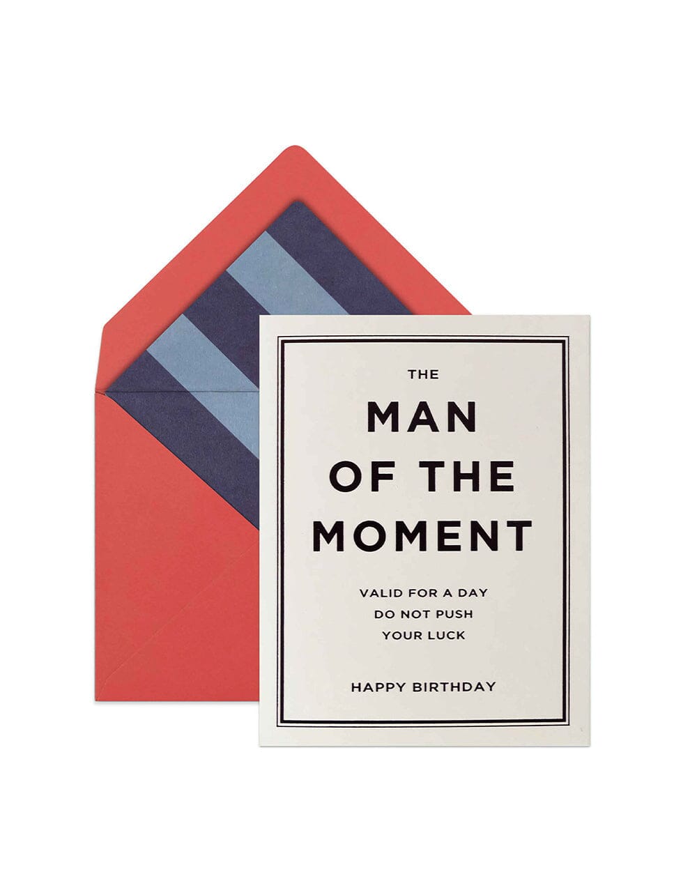 Man Of The Moment Greeting Card Paper Provision 